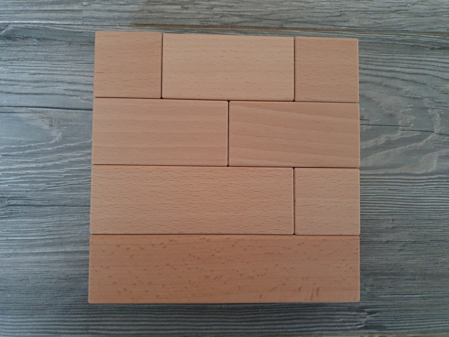 Houten blok 13,5 x 4,5 x 4,5 cm