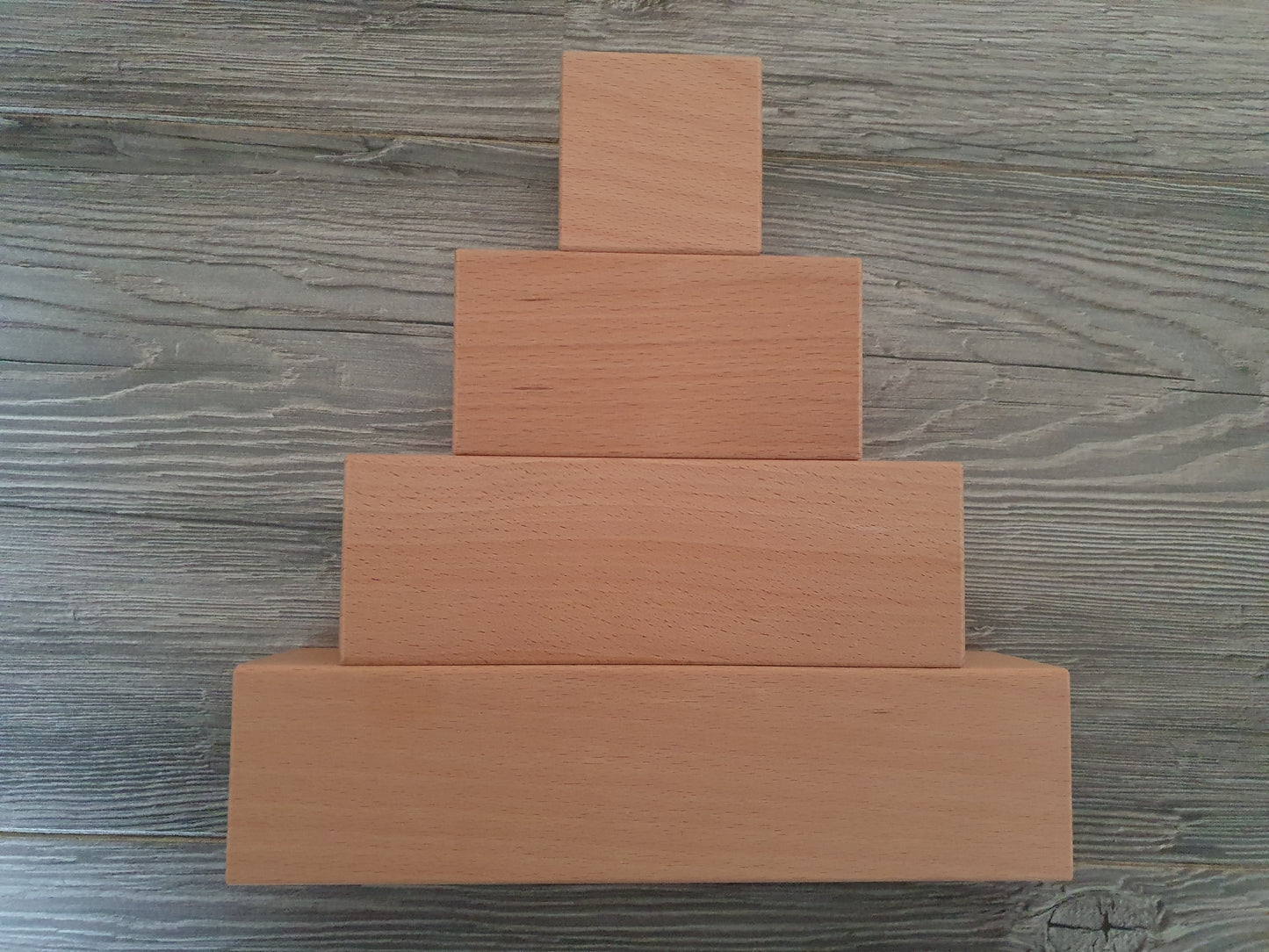 Houten blok 12 x 6 x 6 cm