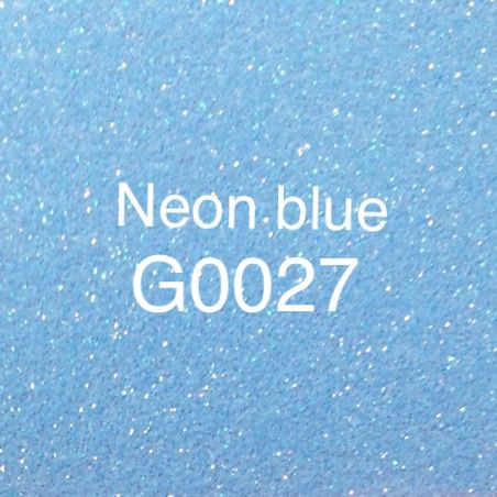 Siser P.S Glitter Flex G0027 Neon Blue