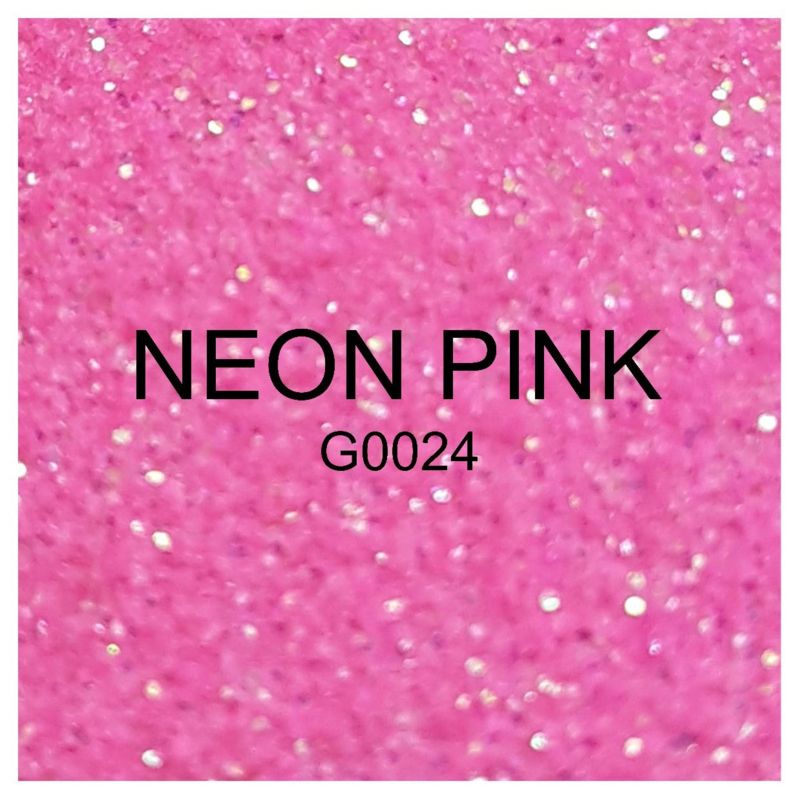 Siser P.S Glitter Flex G0024 Neon Pink