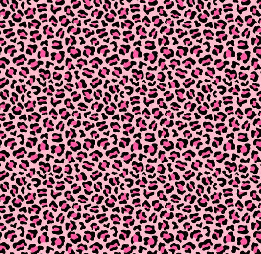 Custom Siser Patterns Pink Leopard Flex
