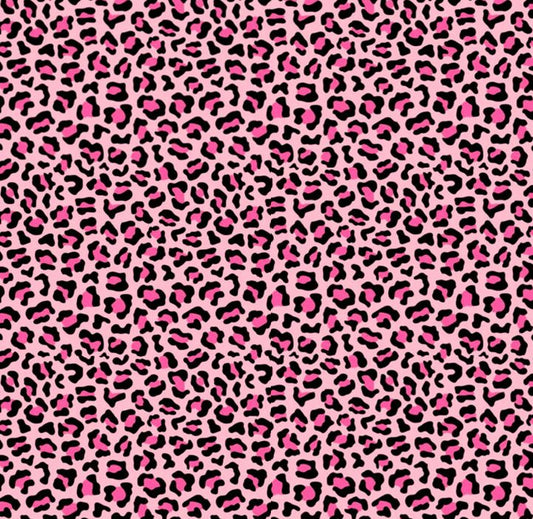 Custom Siser Patterns Pink Leopard Flex