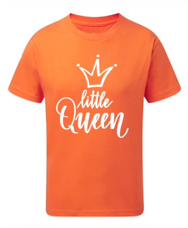 Oranje shirt Little Queen