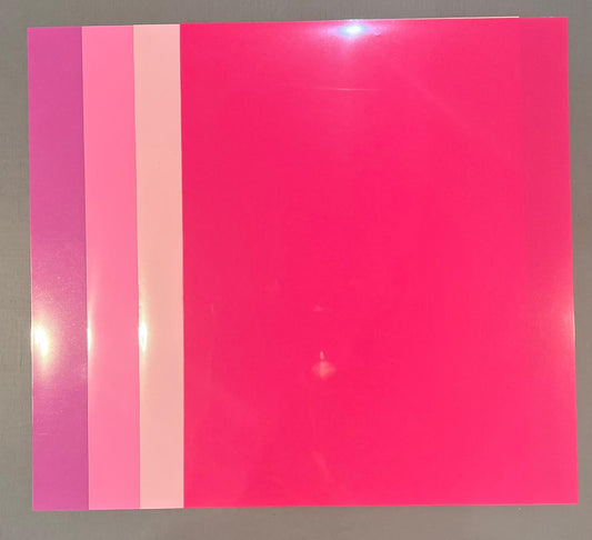 Siser P.S Standaard Flex Kleur Set Roze Tinten