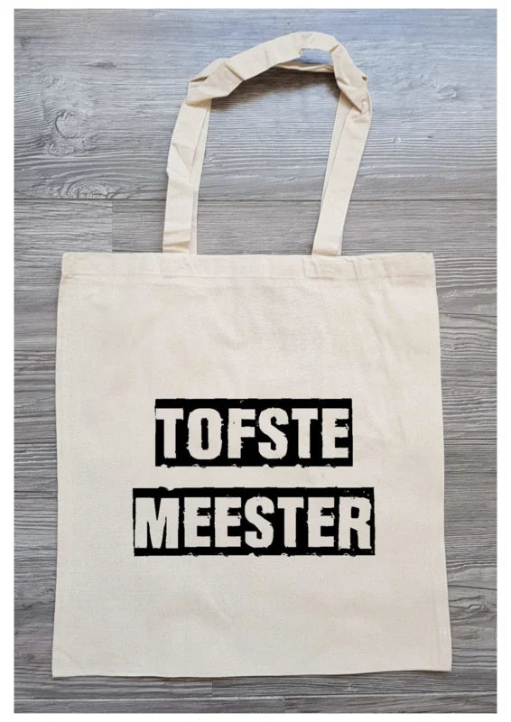 Katoenen tas 'Tofste Meester'